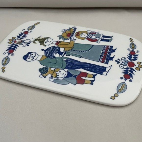 Vintage Turi Design Porcelain Wall Plaque - Picture 4 of 6